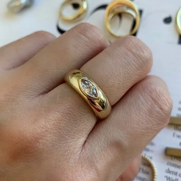 dome chunky ring - Picture 2 of 5